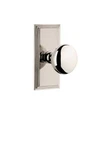 Grandeur 825329 Carre Plate Fifth Avenue Knob In Polished Nickel, Privacy 2.375. Fixed Price $348.74.