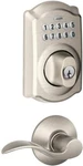 Schlage FBE365 V 619 Acc Camelot Satin Nickel Keypad Combo Pack With. Fixed Price $199.99.