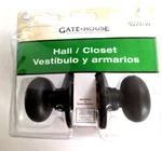 Gate House Aged Bronze Door Knobs Handles ITEM#0279797 Model TFX730. Fixed Price $15.99.