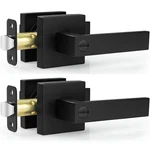 Estmoon 2 Pack Privacy Door Levers Handle Matte Black Interior Knob.... Fixed Price $35.26.