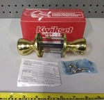 Vtg Kwikset "the Key To Security" Doorknob 13595-001. Fixed Price $10.95.