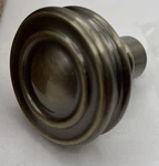 Baldwin 5066.050.IMR Solid Satin Brass & Black Knob X Less Rose Door. Fixed Price $40.00.