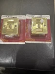 Lot 2 Brainerd Pocket Door Latch Pull 50336 Solid Brass Ln. Fixed Price $17.99.