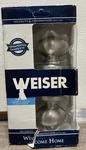 2010 Weiser Privacy Interior Door Knob With Lock Round Satin Nickel ? Box Damage. Fixed Price $14.50.