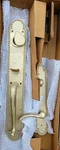 Signature Hardware Marconi Entrance Door Set - Lever Handle, Satin Brass. Fixed Price $169.00.