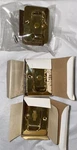 Nos Vtg Brass Finish Weiser 1031 Pocket Sliding Door Privacy Lock Lot. Fixed Price $20.00.