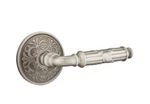 Emtek Pewter Ribbon & Reed Privacy Lock Set Door Handle Lancaster Right. Fixed Price $214.99.