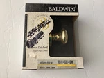 Nib Baldwin 95410-030-IDM Interior Latchset, Half Dummy Knob Polished Brass. Fixed Price $39.99.
