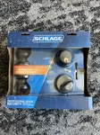 Schlage Security Set Combo Pack Aged Bronze FB350N V 716 Georgian Knob. Fixed Price $39.99.
