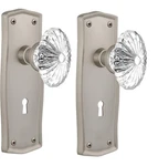 Nostalgic Warehouse Prairie Plate With Keyhole New York Knob Double Dummy Nickel. Fixed Price $69.99.