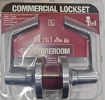 Tell Manufacturing CL100010 Brushed Chrome Storeroom Lever. Fixed Price $32.47.