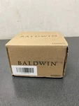 Baldwin HDCRYTAR150 One-sided Dummy Door Knob, Arch Rose, Satin Nickel. Fixed Price $68.99.