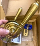 Emtek 8220TRHUS7 Antique Brass Privacy Regular Rosette Turino Lever Right Hand 1. Fixed Price $79.95.