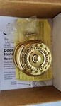 Georgetown Plate Single Dummy With Parthenon Door Knob Polished Brass Finish. Fixed Price $75.00.