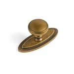 6 Pcs 33MM Antique Brass Classic Cabinet Knob With Sunburst Backplate Hardware. Fixed Price $60.26.