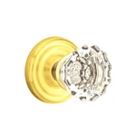 Emtek Astoria Crystal Door Knob Passage Regular Rosette Polished Brass. Fixed Price $119.99.