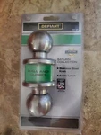 Defiant Stainless Saturn Collection Passage Hall/closet Door Knob - New. Fixed Price $15.90.