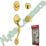 *1-SET* Kwikset Chelsea Juno Knob Deadbolt Key Entry Polished Brass 98001-196. Fixed Price $99.99.