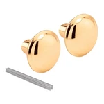 Vintage Solid Brass Door Knob Spindle Set 2-1/4 Inside Upright Hardware Parts. Fixed Price $25.58.