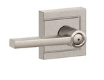 Schlage Latitude Privacy Door Lever, Upland Trim F40 619 Uld, Satin Nickel. Fixed Price $22.99.
