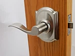 Schlage Accent Passage Lever Camelot Trim Satin Nickel F10ACC619CAM #88B. Fixed Price $16.99.