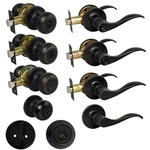 New Orb Deadbolt Door Knob Lever Lock Handles Entry Passage Privacy Dummy. Fixed Price $19.03.