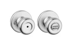 Kwikset Tylo Satin Chrome Bed/bath Door Knob With Lock, 300T 26D. Fixed Price $10.99.