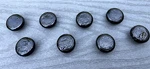 8 Vtg Acorn 1" Round Black Forged Iron Door Cabinet Drawer Pull Knobs Hardware. Fixed Price $17.00.