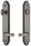 Grandeur Arcgeo Tp Eset 238 Lh Solid Brass Tall Plate Single - Grey. Fixed Price $576.00.