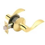 Schlage Accent Series F10V 605 Passage Lever, Mechanical Lock, Bright Brass,. Fixed Price $40.98.