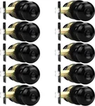 Probrico Door Knobs Interior Keyless Handles Matte Black DL609BKBK (10 Pk). Fixed Price $54.99.