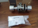 Schlage F40 Bel 626 Gsn Bed & Bath Knob Silver Lock. Fixed Price $16.99.