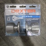 Dexter By Schlage Bed And Bath Door Knob Set - New. Fixed Price $9.99.
