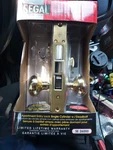 Segal Entrance Mortise Lockset 1/2 In Backset Polished Brass 26000. Fixed Price $75.00.