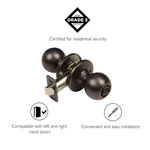 Ball Oil Rubbed Bronze Brass Privacy Door Knob. Fixed Price $38.57.