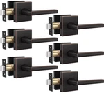 Goldenwarm Oil Rubbed Bronze Passage Door Handles Interior, 6PACK, New. Fixed Price $54.99.