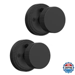 Asidrama 2 Pack Black Privacy Door Knobs W/ Lock Matte For Bed/bath Heavy Duty. Fixed Price $67.99.
