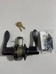 Schlage F51A Add Accent Keyed Entry Door Lever Set. Fixed Price $40.00.
