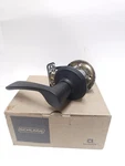Schlage F10MER622 Hall & Closet Door Lever Matte Black New 3/4 Dr. Fixed Price $31.00.