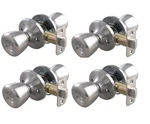 4-PK Atlas Tulip Passage Door Knob Contractor Pack Satin Nickel 1738217E (17D). Fixed Price $23.98.