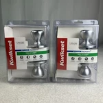 Kwikset Doorknob For Hall Closet, Balboa Satin Nickel, (92001-525) New/open. Fixed Price $20.25.