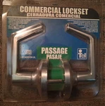 Tell Passage Door Lever Heavy Duty LC2475 CL100014 Brushed Chrome Finish. Fixed Price $40.00.
