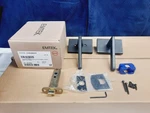 Emtek 5112HLOUS19RH Helios Right-handed Passage Lever Set Flat Black *read. Fixed Price $47.69.