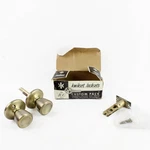 Kwikset Bel Air 200B Passage Door Knob Antique Brass US5 Latch Included. Fixed Price $8.50.