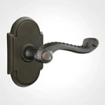 Emtek Assa Abloy Keyed Leverset With #8 Rosette And Rope. Fixed Price $113.03.