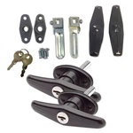 Gordon Glass Co. Bauer Products Matching Set Locking T-handle Complete Kit .... Fixed Price $39.58.