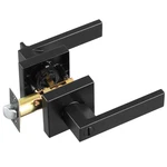 Vevor Matte Black Square Door Lever Interior Privacy Lock. Fixed Price $35.00.