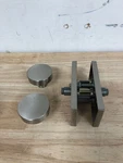 Baldwin PVCONCFR150 Privacy Door Knob Set With 5" Rose - Satin Nickel. Fixed Price $128.99.