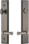 Grandeur Hardware 841323 Carre' Tall Plate Complete Entry Set W/georgetown Lever. Fixed Price $130.00.