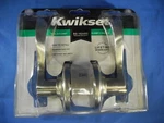 Kwikset Security Balboa Satin Nickel Universal Passage Door Handle New Nip. Fixed Price $16.74.